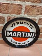 Emaille dienbord Martini Vermouth, Verzamelen, Ophalen of Verzenden, Gebruikt, Reclamebord