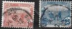 2 Postzegels Tunesië 1906 Diverse onderwerpen, Timbres & Monnaies, Timbres | Afrique, Enlèvement ou Envoi, Tunisie, Affranchi