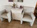 2 beige zeteltjes op wieltjes, Huis en Inrichting, Ophalen, Twee, Overige kleuren, Nieuw