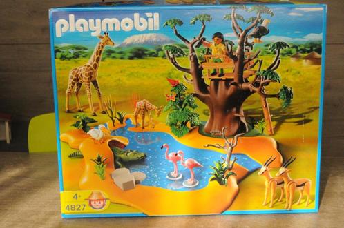 Playmobil 4827 Safari Drinking House River Lookout neuf, Enfants & Bébés, Jouets | Playmobil, Neuf, Ensemble complet, Enlèvement ou Envoi