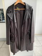 Lange lederen jas, Comme neuf, Noir, Taille 46/48 (XL) ou plus grande, Enlèvement ou Envoi