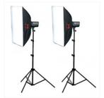 Falcon eyes flitssets met softbox, Audio, Tv en Foto, Foto | Flitsers, Ophalen