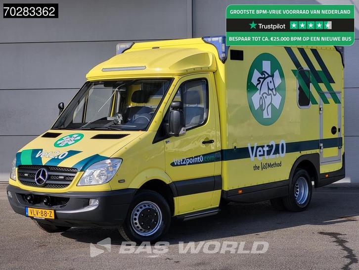 Mercedes Sprinter 519 CDI MARGE! 3.0L V6 Automaat 190PK Ambu, Auto's, Bestelwagens en Lichte vracht, Bedrijf, Te koop, Achteruitrijcamera