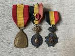 wo1 - Belgische medailles Herinneringsmedaille etc., Verzamelen, Ophalen of Verzenden, Landmacht, Lintje, Medaille of Wings