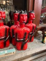 Glazen fles duivel 4st, Ophalen, Zo goed als nieuw