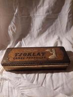 Blikken doos tjoklat, Verzamelen, Blikken, Ophalen of Verzenden, Gebruikt