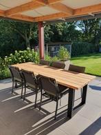 Nieuwe tuintafel 250 x 90 x h76, Tuin en Terras, Nieuw, Rechthoekig, Hout, Ophalen