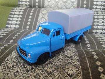 Opel Blitz 1,75 ton schuifzeil - 1952 - WELLY 43787 - 4,5 in, Ophalen of Verzenden, Zo goed als nieuw, Bus of Vrachtwagen, Overige merken