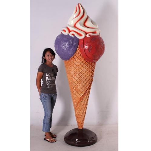 Cuillère à glace XXL 220 cm - cornet de glace avec 4 boules, Collections, Marques & Objets publicitaires, Neuf, Enlèvement ou Envoi