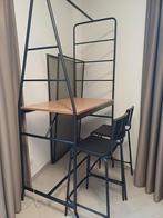 Hoge tafel met stoelen, Ophalen