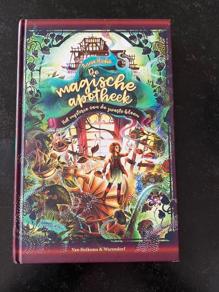 Anna Ruhe - Het mysterie van de zwarte bloem, Boeken, Kinderboeken | Jeugd | 10 tot 12 jaar, Ophalen of Verzenden