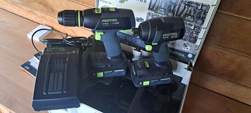 Festool set schroefmachines TID 18 HPC 4,0 I-Set T18 NIEUW, Doe-het-zelf en Bouw, Gereedschap | Boormachines, Nieuw, Boor- en Schroefmachine