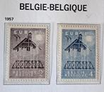 België/Europa OBP 1025-1026 ** 1957, Postzegels en Munten, Ophalen of Verzenden, Postfris