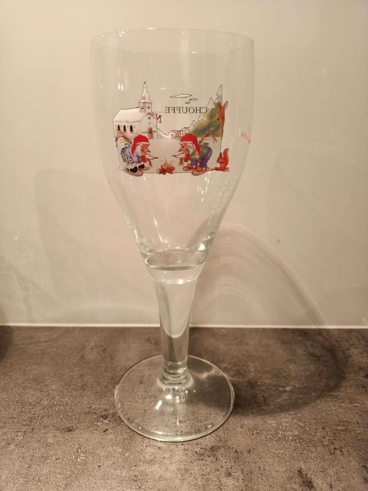 La Chouffe N'ice sneeuw met kerk, Verzamelen, Biermerken, Zo goed als nieuw, Ophalen of Verzenden
