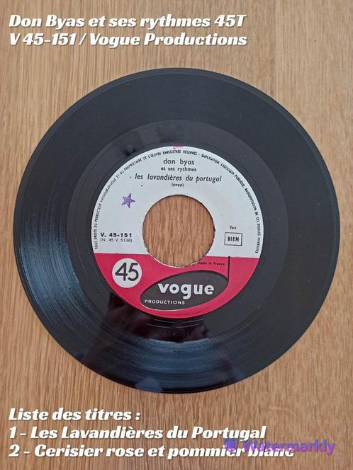 Don Byas en zijn 45T-ritmes, Cd's en Dvd's, Vinyl Singles, Gebruikt, Single, 7 inch, Ophalen of Verzenden