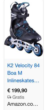 inline skates maat 43.5, Sport en Fitness, Skeelers, Ophalen, K2
