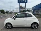 Fiat 500 / 1.3 Benzine / Airco / panoramadak, Auto's, Voorwielaandrijving, Stof, Beige, Wit
