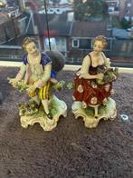 Coupe en porcelaine Saxe ? Chelsea ?, Antiek en Kunst, Ophalen of Verzenden
