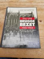 1914/1918 Brugge BEZET 1940/1944 LUC SCHEPENS HC ex bib, Ophalen of Verzenden, Zo goed als nieuw