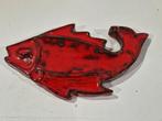Keramische vis rood en groot , wanddecoratie keramiek, Antiek en Kunst, Antiek | Keramiek en Aardewerk, Ophalen of Verzenden