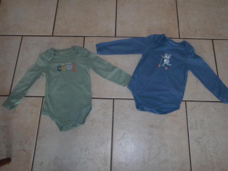 1 lot de 2 body taille 80, Enfants & Bébés, Vêtements de bébé | Taille 80, Comme neuf, Garçon, Vêtements de nuit ou Sous-vêtements