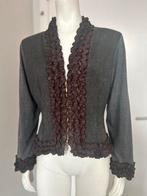 Anne Fontaine veste courte  gris taille 3 ou L, Enlèvement ou Envoi, Comme neuf, Gris