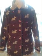 zachte jas met hondjes op, Ophalen of Verzenden, Maat 38/40 (M)