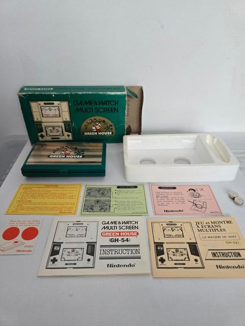 Nintendo Game & Watch GH-54 CIB (Green House), Games en Spelcomputers, Spelcomputers | Nintendo Portables | Accessoires, Zo goed als nieuw