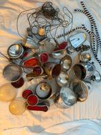 Vintage fiets, veel verschillende onderdelen, koplampen,..., Verzenden