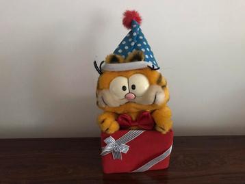 Vintage Garfield Birthday party pop up handpop 27 cm Dakin beschikbaar voor biedingen