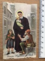Bidprentje Sanctus Vincentius de Paulo, Verzamelen, Ophalen of Verzenden, Bidprentje