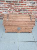 oude eiken kist of koffer 125€., Ophalen, Gebruikt, Eikenhout