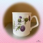 Mug vintage décor chardons made in England, Enlèvement ou Envoi
