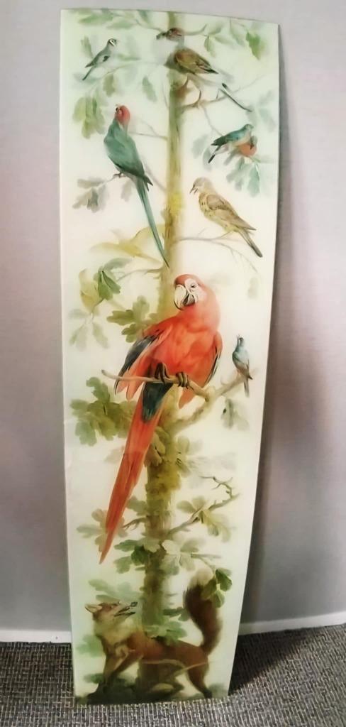 Mooie glazen lijst met prachtige dieren afbeelding., Huis en Inrichting, Woonaccessoires | Wanddecoraties, Nieuw, Ophalen
