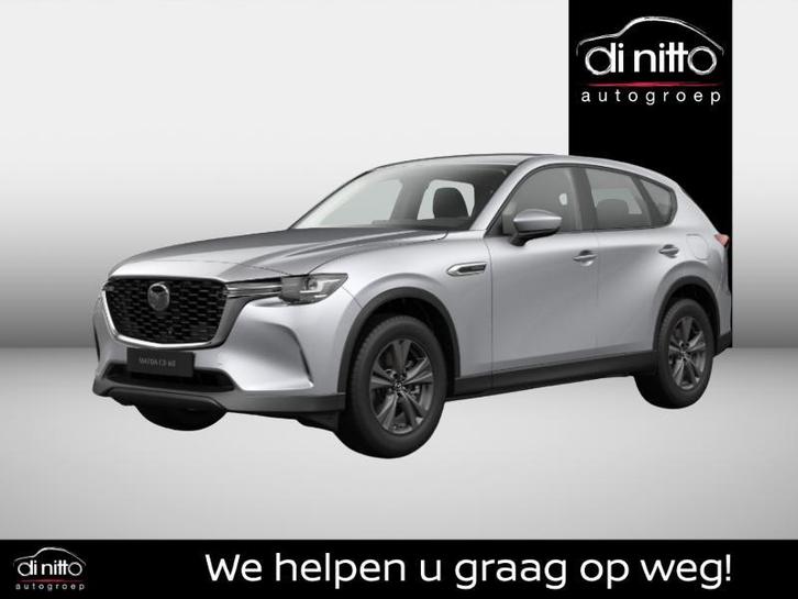 Mazda CX-60 CX-60 2025 5WGN 2.5L e-SKYACTIV PHEV 327 hp 8AT, Auto's, Mazda, Bedrijf, Te koop, CX-60, Achteruitrijcamera, Adaptieve lichten
