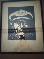 Schilderij kunstwerk op hout, Ophalen