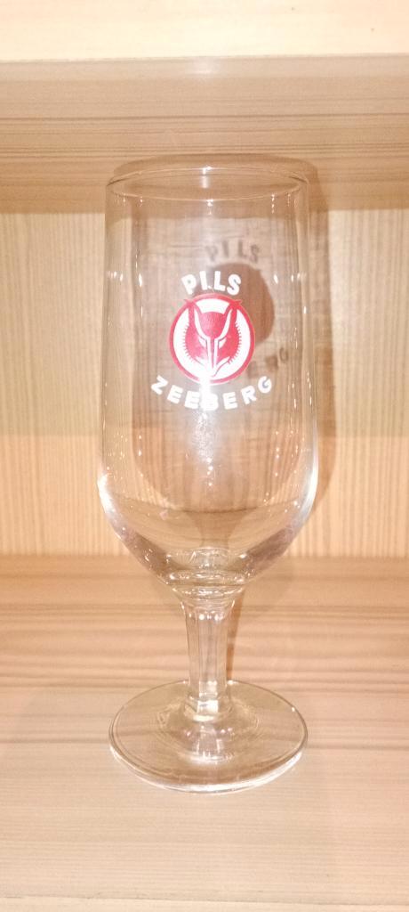 Brasserie bière ancien verre Pils Zeeberg, Collections, Marques de bière, Utilisé, Verre ou Verres, Autres marques, Enlèvement ou Envoi