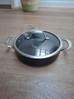 Brabantia hapjespan 24cm met deksel, Ophalen of Verzenden