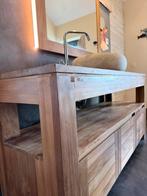 Meuble teck salle de bain, Moins de 100 cm, Meuble lavabo, 150 à 200 cm, Enlèvement