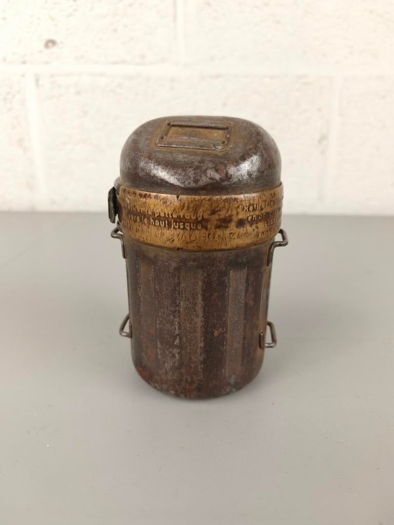 Frans gasmasker WO1, Verzamelen, Militaria | Algemeen, Ophalen of Verzenden, ., ., .