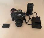 Canon EOS R50 + 2 lenzen en reserve accu, Audio, Tv en Foto, Fotocamera's Digitaal, Ophalen, Zo goed als nieuw, Canon