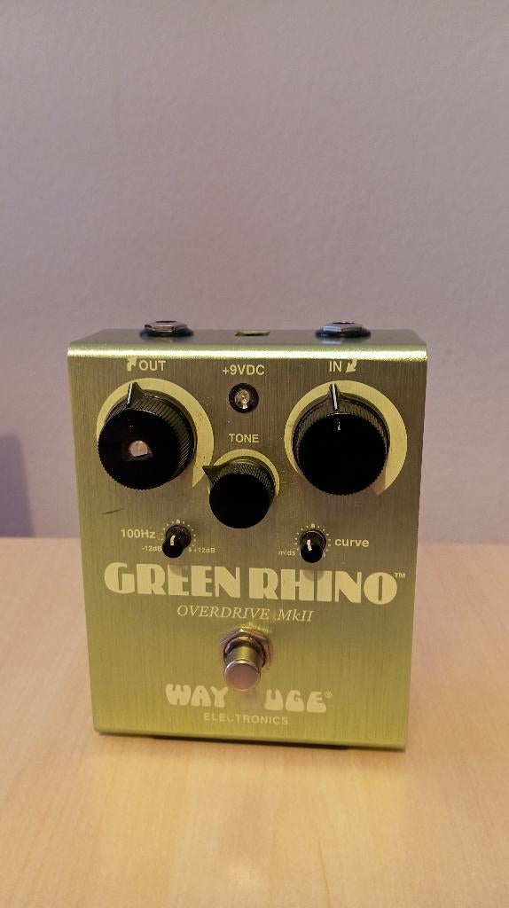 Overdrive Green Rhino MKII (heel groot), Ophalen of Verzenden, Gebruikt, Distortion, Overdrive of Fuzz
