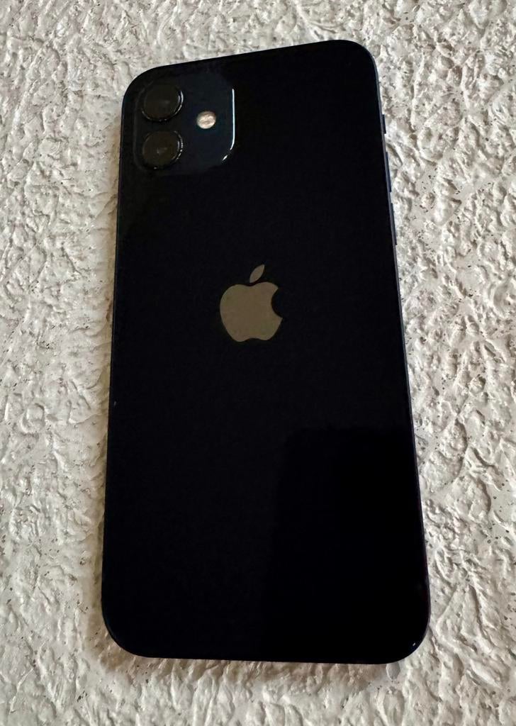 Zwarte Iphone 12, 128 MB, NIEUWSTAAT!, Télécoms, Téléphonie mobile | Apple iPhone, 80 %, 128 GB, Comme neuf, Enlèvement