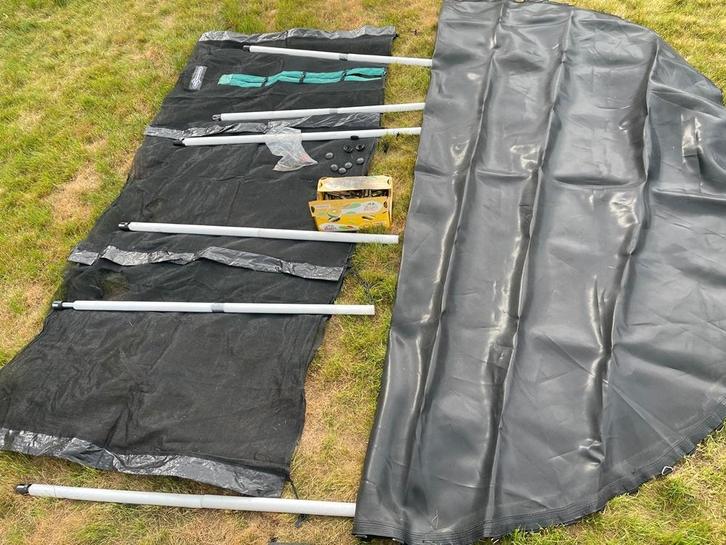 Trampoline doek diameter 380cm + toebehoren!, Enfants & Bébés, Jouets | Extérieur | Trampolines, Utilisé, Enlèvement