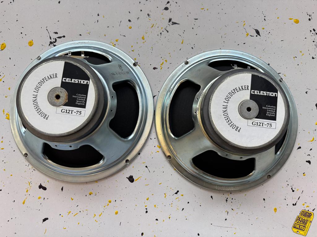 2x Celestion G12T-75 Speakers, Muziek en Instrumenten, Effecten, Gebruikt, Overige typen, Ophalen of Verzenden