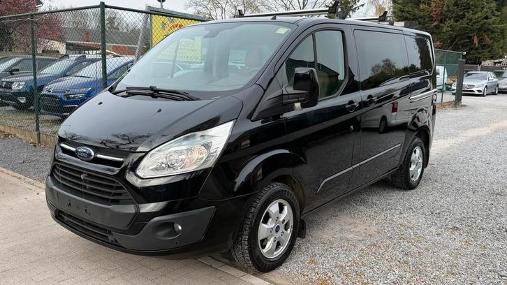Ford Tourneo Custom 2.2 diesel dubbele cabine bj 2015 km 102, Autos, Ford, Entreprise, Achat, Autres modèles, ABS, Caméra de recul