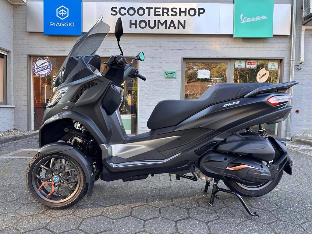 Piaggio MP3 530cc Exclusive Nero Meteora Matt (nr.10), Motos, Motos | Piaggio, Entreprise, Scooter, 12 à 35 kW
