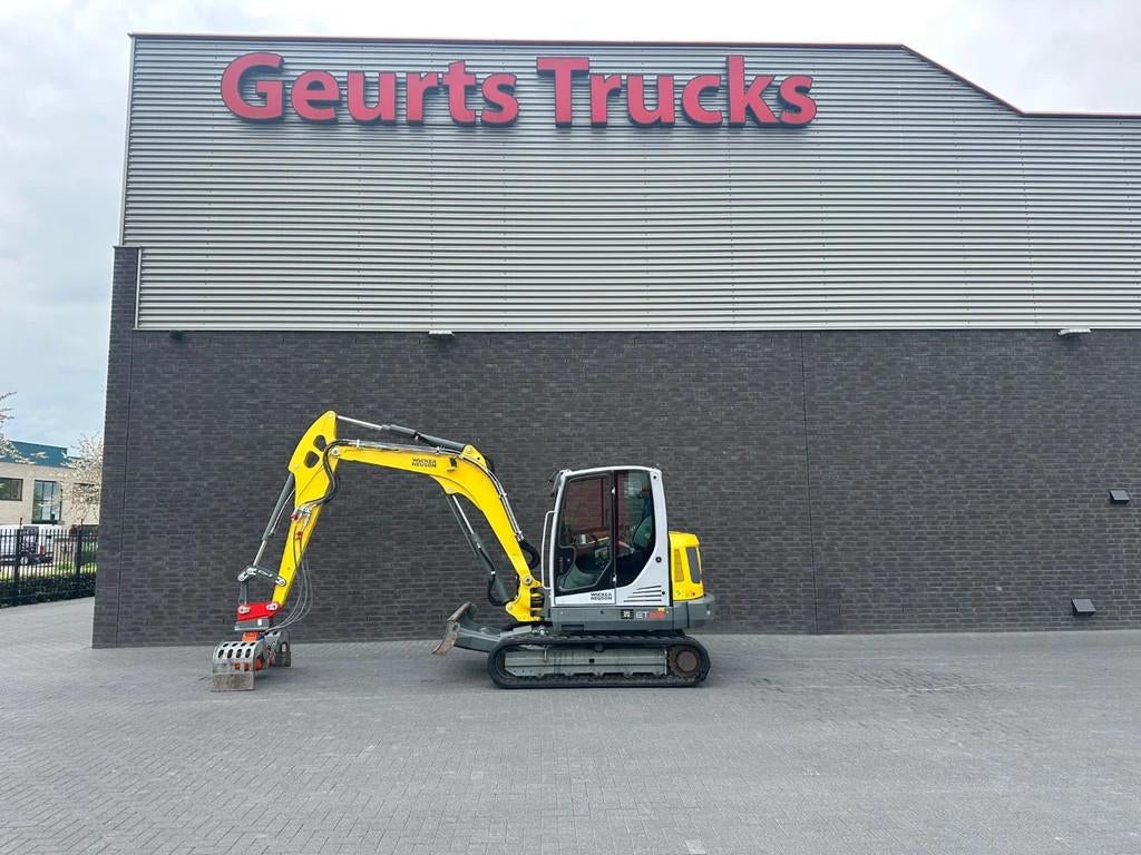 WACKER NEUSON ET 65 + SORTEERGRIJPER KINSHOFER (bj 2021), Articles professionnels, Machines & Construction | Grues & Excavatrices