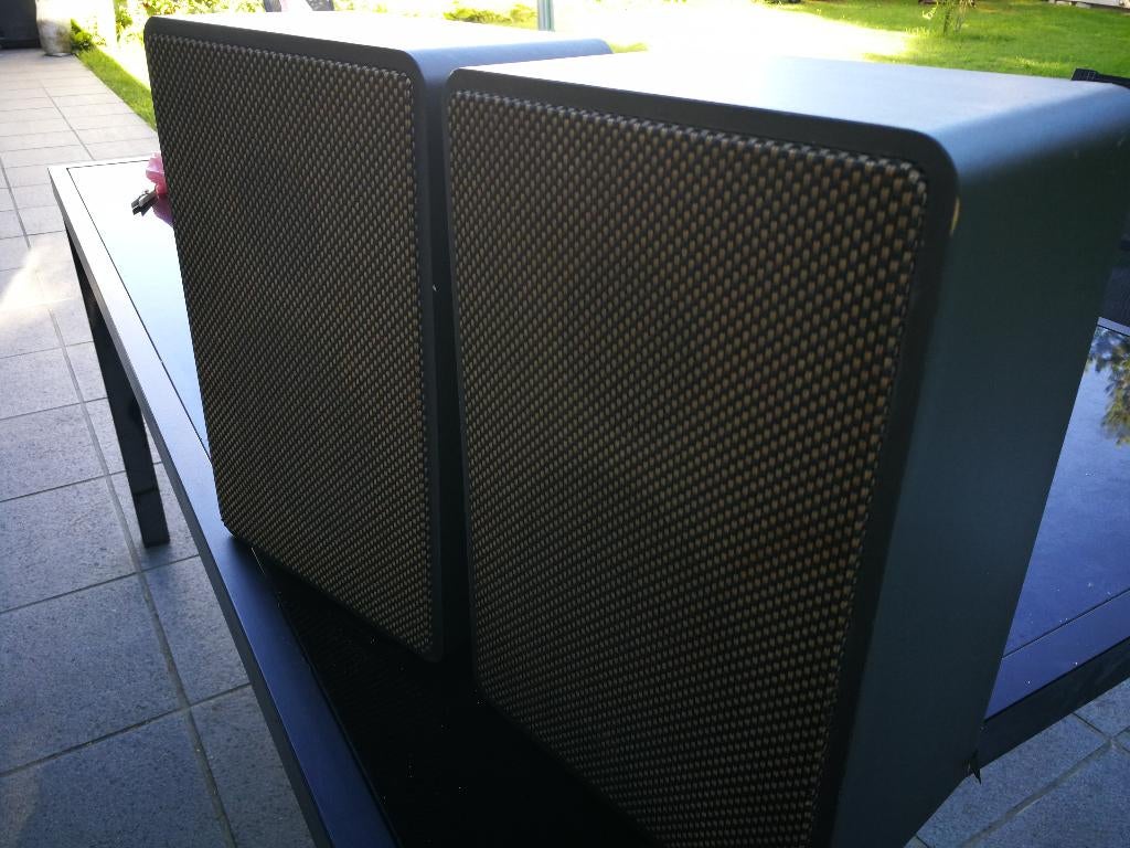 Luidspreker kastjes Saba Box 30 uit 1974, Audio, Tv en Foto, Luidsprekerboxen, Ophalen, Niet werkend, Front, Rear of Stereo speakers