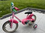 Vélo Btwin Rose 12 pouces, Fietsen en Brommers, Fietsen | Kinderfietsjes, Ophalen, Gebruikt, Minder dan 16 inch, Zijwieltjes